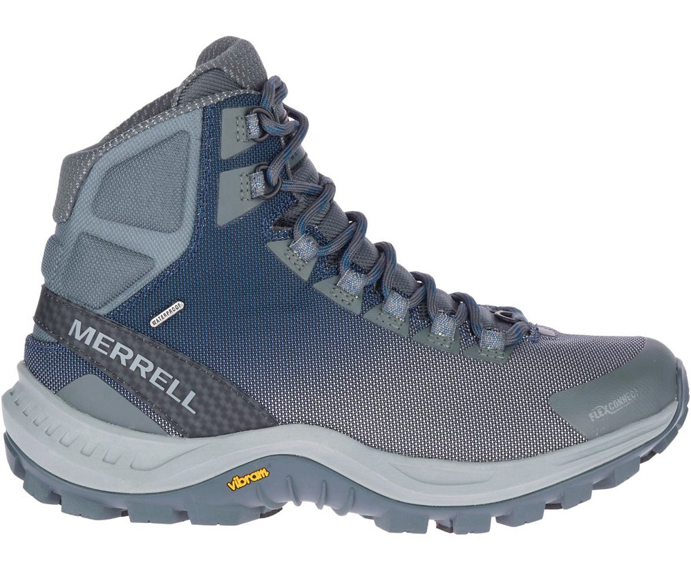 Merrell Boots Grey - Thermo Cross 2 Mid Waterproof - Mens 85DLSAIYH